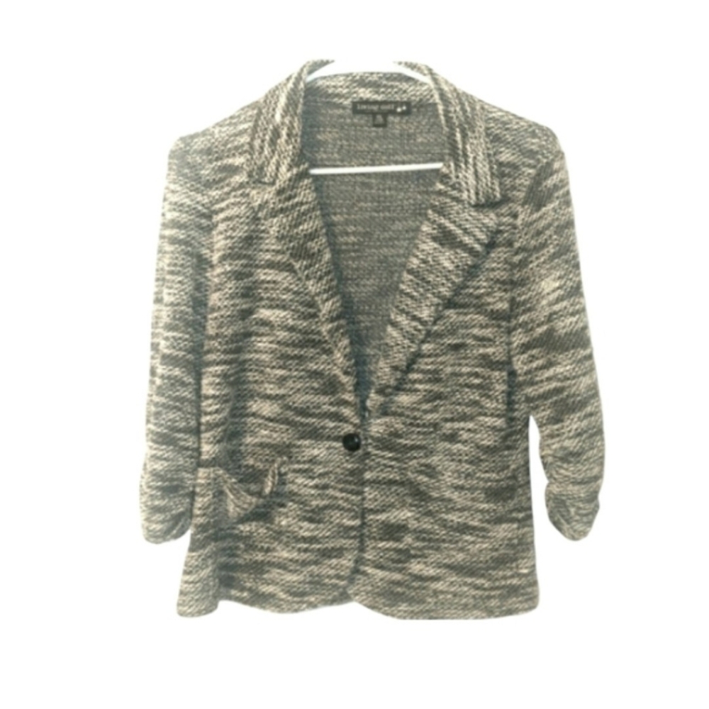Living Doll Boucle Pocketed Blazer